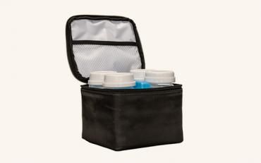 Removable Cooler Insert Tote And Ice Pack With Extra 4 Bottles